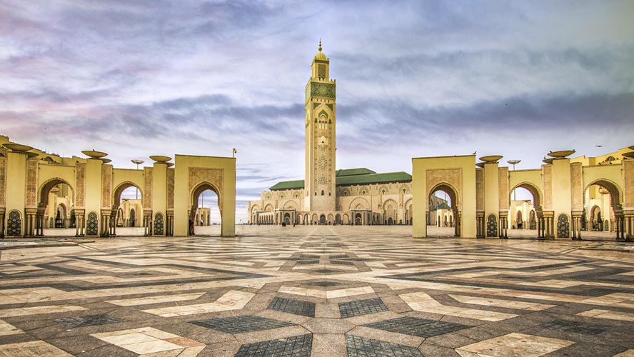 Marrakech to Casablanca Transfer - Hassan II Mosque view