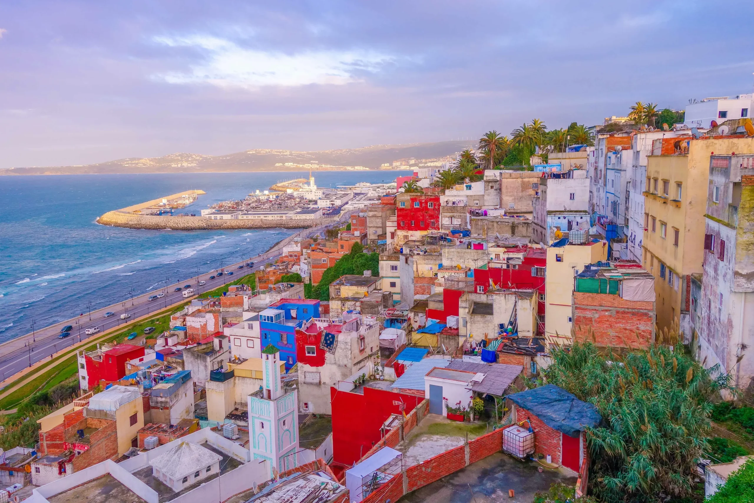 Marrakech to Tangier transfer - Tangier coastal view