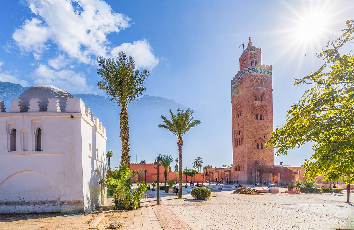 Rabat to Marrakech transfer - Marrakech city view