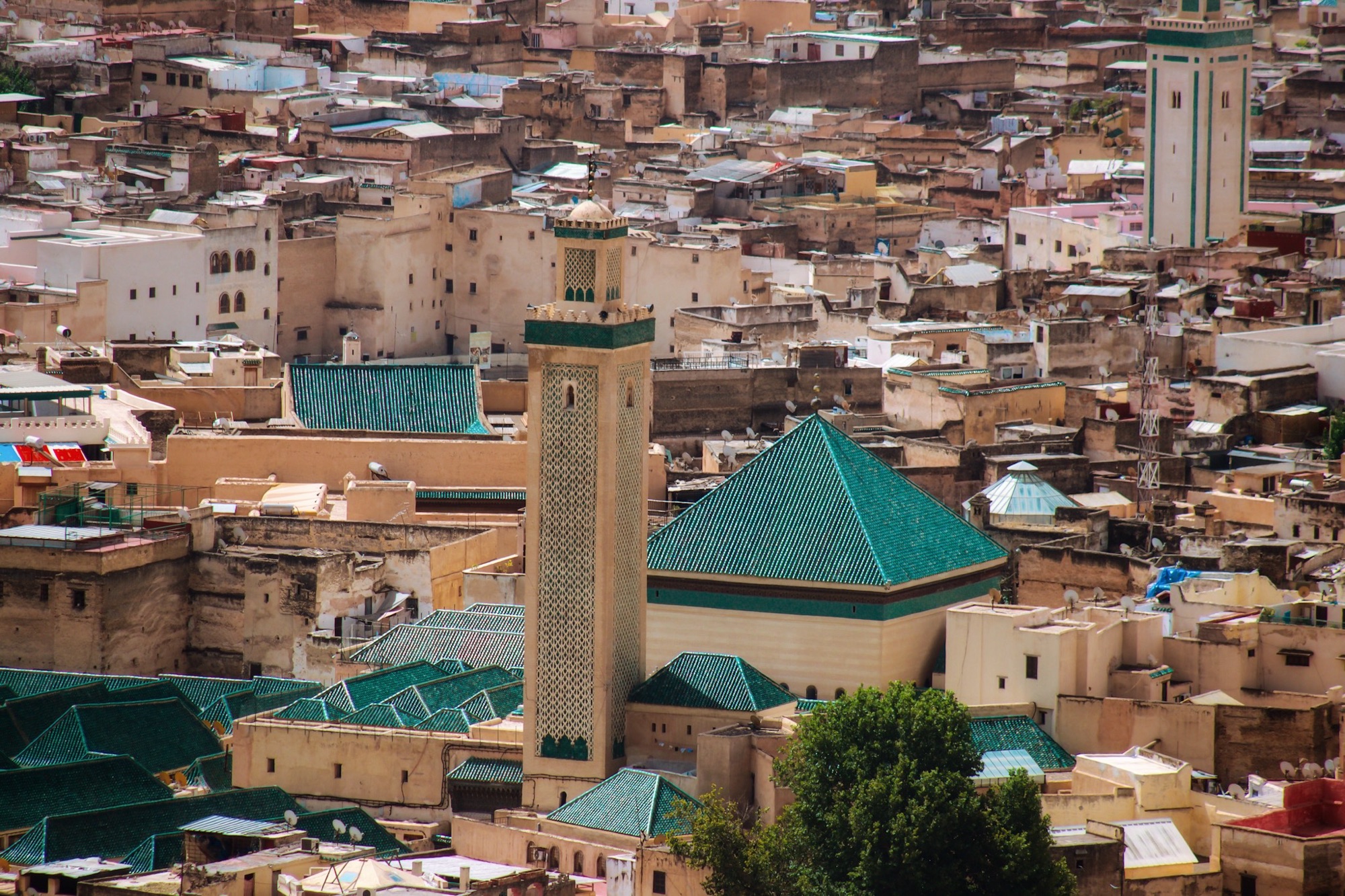 Marrakech to Fes transfer - Fes city view