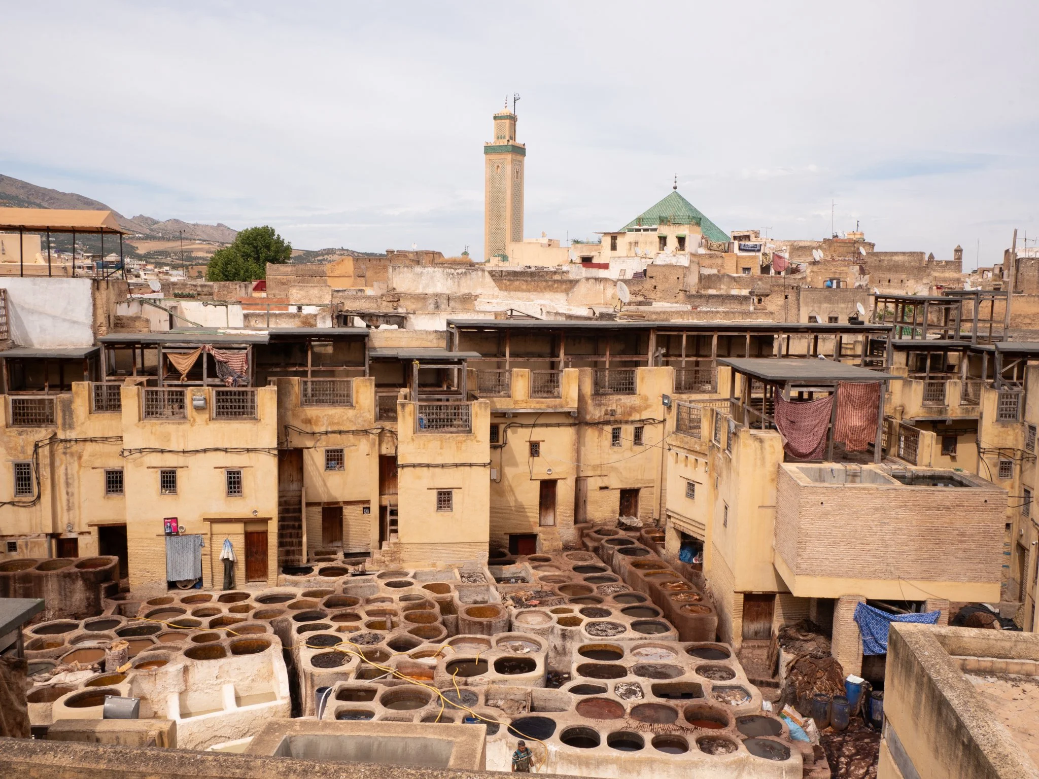 Marrakech to Fes transfer - Chouara Tannery Fes